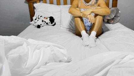 KsSunflwr, frilly socks 1 part 2