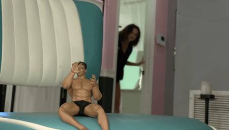 Princess Nathalia Dominates Shrunken Loser Husband (HD 1080p MP4)