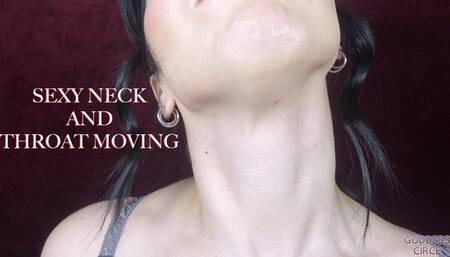 SEXY NECK AND THROAT MOVING