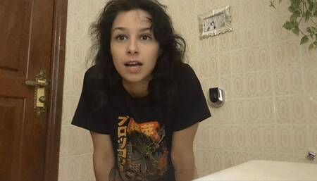 Slut Wife got Gangbanged and is Pregnant! Peeing on the stick!