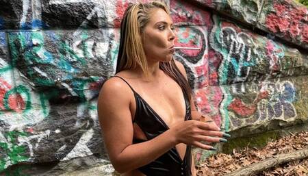 Abandoned Train tunnel Virginia Slim 120 strip