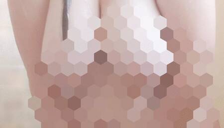 Censored Beta Safe Shower Tease
