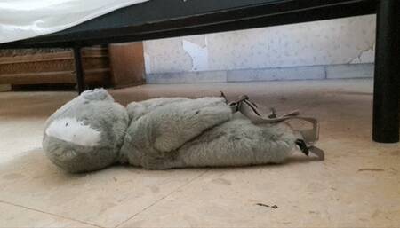 MY PLUSHIE FRIEND LOVES MY DIRTY FEET