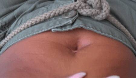 blowing raspberries on your belly and belly button PM a