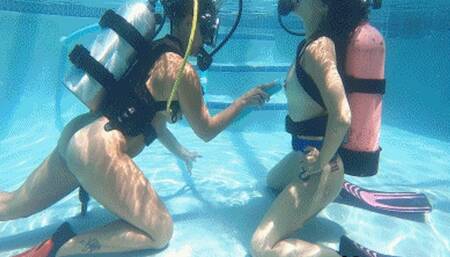 Carissa and Sushii Dive Together continued