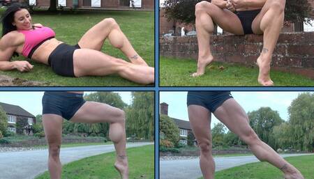 Gabby's Huge Calves Part 1