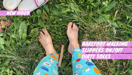 Barefoot walking