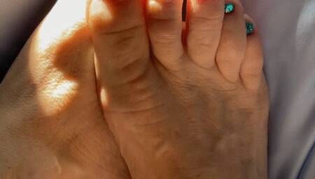 Check out my new toenail painting