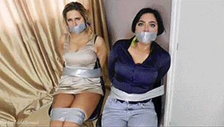 Megan & Brook in: Intense Girl Snatch Triple Cross: Tightly Contained Beauties Destined to Struggle for Their Greed! (Bonus Cut) (WMV)