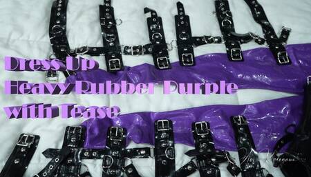 Dress Up Heavy Rubber Purple with Tease