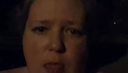 Degraded slut in driveway
