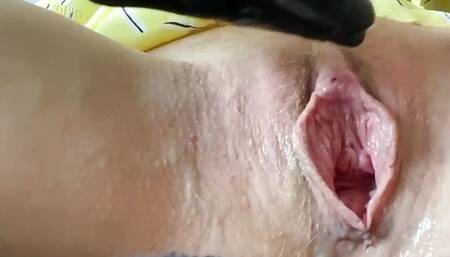 Danish wife home alone fisting