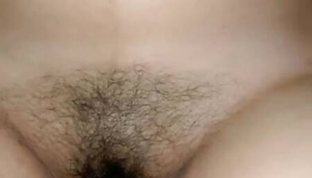 Wife don't care stranger fuck and cum on her pussy