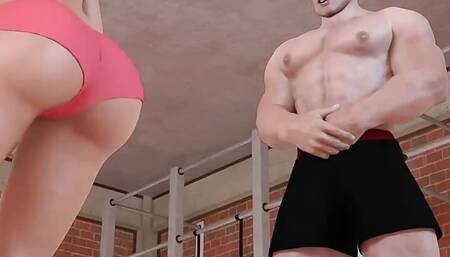 Laura, Lustful Secrets: Cheating Wife Is Stretching Herself with the Couch in the Gym Episode 40