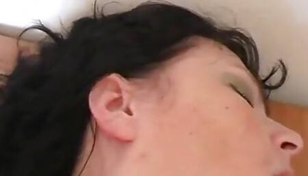 Stepson Catches His Stepmom Masturbating with Veggies...