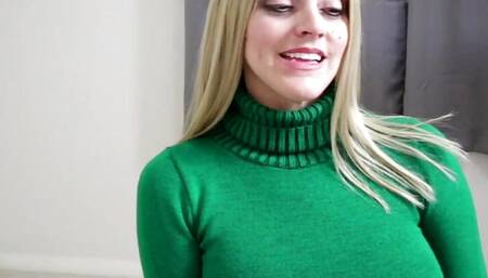 Purple Gloves Handjob