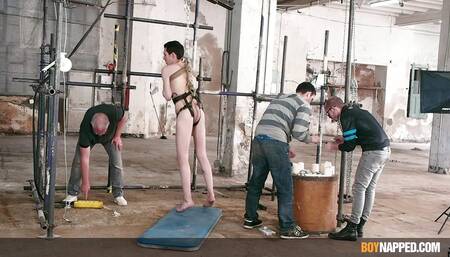 Master Sean Taylor torments and blows young Maxxie Rivers