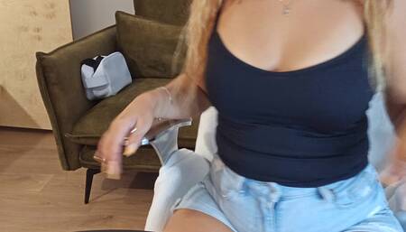 Arab Feet Fetish Show - SweetArabic Sharmota Niqab