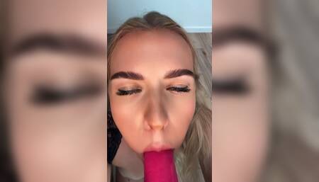 OMG im addicted to BLOWJOBS , Can i suck yours like this next time! POV