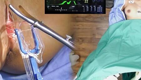 Aria Nicole Urethra Gets Catheterized As Shes Sterilized While Doctor Tampa Performed "The Procedure" At GirlsGoneGynoCom