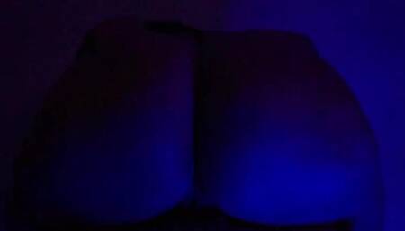 Showing You My Big Ass in Blue Light