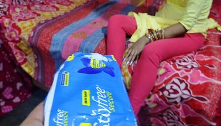 Lustfully Fucked My Stepsisters Tight Pussy In Closeup Missionary. While Using Sanitary Pads.