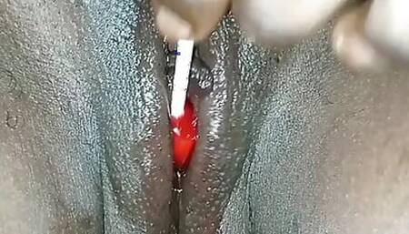 Mutual masturbation with a loolipop,this guy again omg, please subscribe