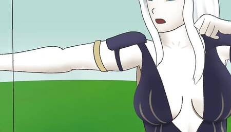 Albedo can take several penises at once doggy style Overlord