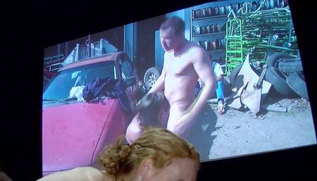 Couple swap at the cinema #1