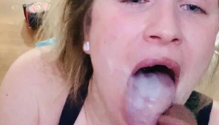 Swallow Cum of BBC