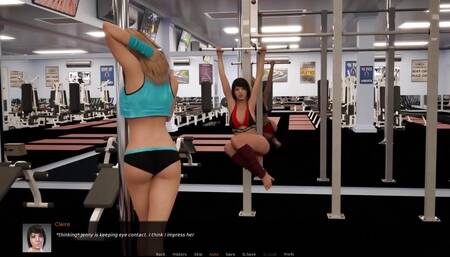 Happy Marriage #4 - Jenny and Clair Went to the Gym and Took a...together... the Ladies and the Guys Had Fun While Shopping.
