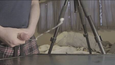 Slow-motion cumshot #30! Big thick ropes!