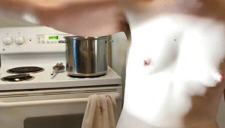 Perfect Boobs Chef Makes Homemade Jam! Naked in the Kitchen Episode 63