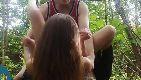 Our First Public Porn Movie - Outdoor Fuck