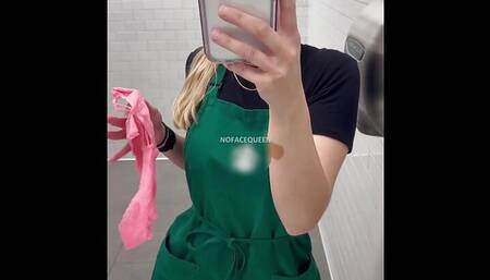 Removing My Panties At Work