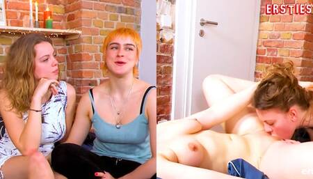 Ersties - Jung und lesbisch - Liliths erster Pornodreh mit Emi