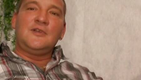 Two old milfs with huge boobs are laughing because they are happy that they fucked a cock that filled them with cum