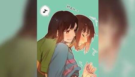 Frisk x Chara/Undertale/Gachasex