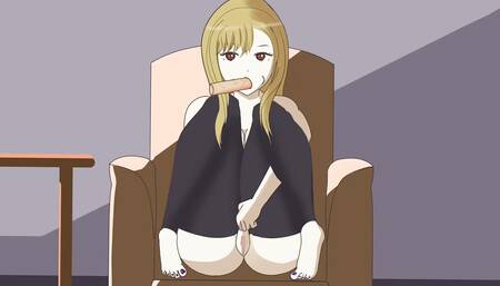 Akeno getting filled with cum in the pussy and mouth Highschool DxD