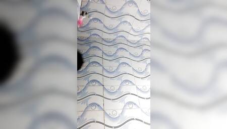 Cold bath with shower and suck it my big ass