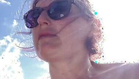 Topless Woodworking in the Garden