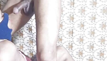 Full Cock Inserted In Desi Wife's Mouth.Deep Throat Cock.HQ Xdesi.