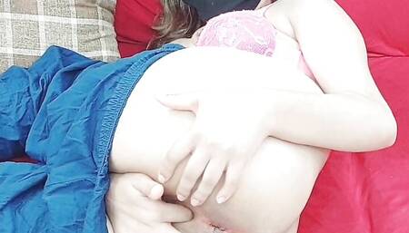 Desi Housewife Striptease Show On Private Video Call