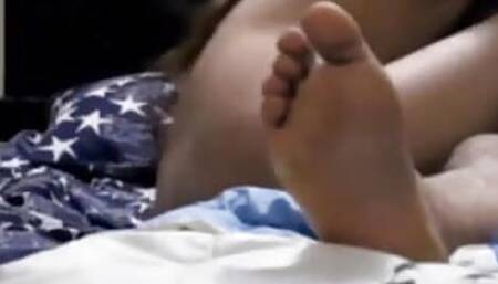 Anaya riding and showing Muslim pussy