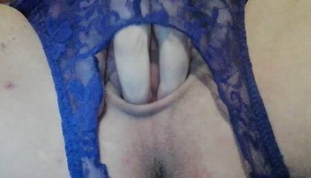 Pretending to be a woman and 'fingering my pussy'