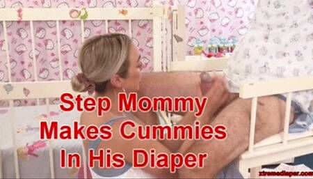 Step Mommy Makes Cummies In His Diaper
