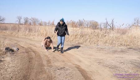 AURORA - Dirt, spits, ashes are all for you, slave! (4K)