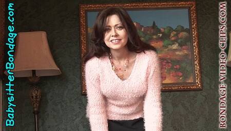 Secretary Step-Mom Natasha Flade Plays Hostage Game in Pantyhose, then Her Heels Fall Off! (10:27 min) #BONDAGE #DID #GAGTALK #PANTYHOSEBONDAGE