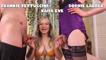 Face-Fucking Spit-Roasting Threesome Kaiia Eve Frankie Fettuccine Sophie Ladder