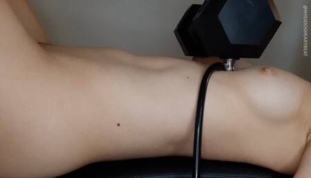 Heartbeat under pressure using dumbells